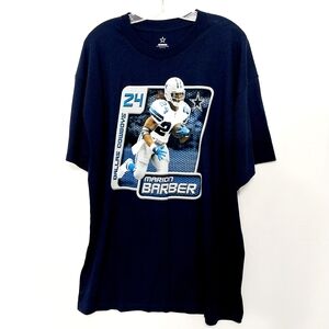 🔵BOGO FREE🔵 Dallas Cowboys Navy Blue Graphic T-Shirt Marion Barber 24 Sz L